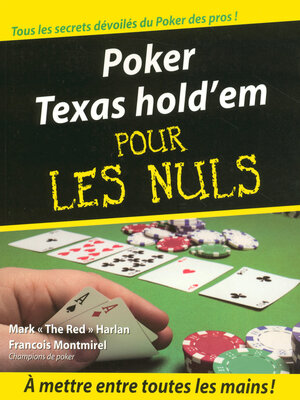 cover image of Poker Texas hold'em Pour les Nuls